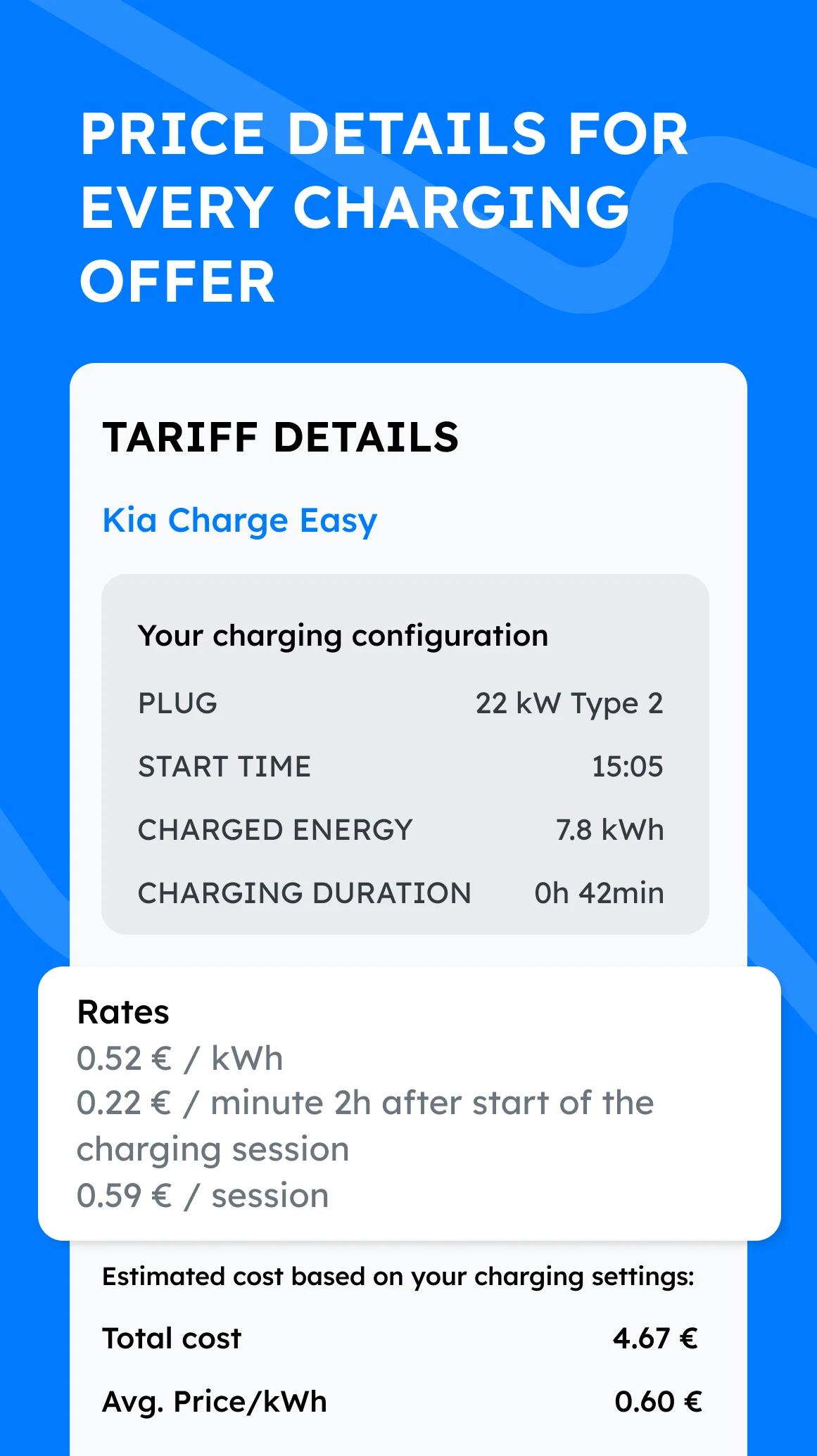 Chargeprice: EV map & prices screenshot